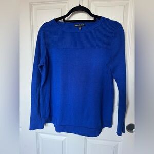Cable & Gauge knit sweater -blue